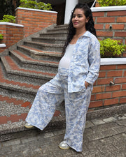 Set Lily Estampado Azul